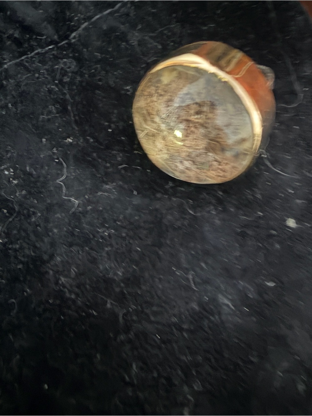 Melissa Jo manning one of a kind ring set in 14 kt